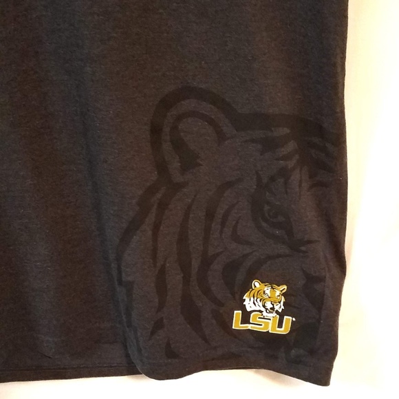 ~~SOLD~~Black on Dark Gray LSU Tigers Team T-Shirt - Picture 1 of 6